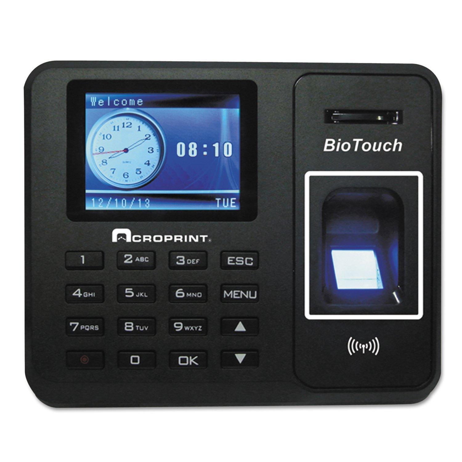 biometric fingerprint time clock reviews